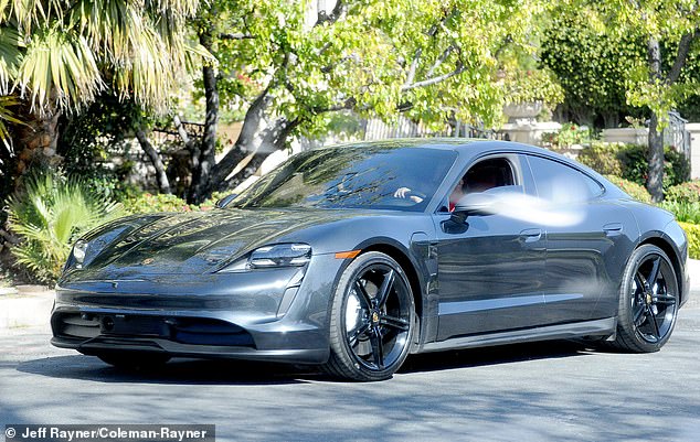 Perry had been photographed behind the wheel of his new custom $114,000 2023 Porsche Taycan 4S months before his death last year.