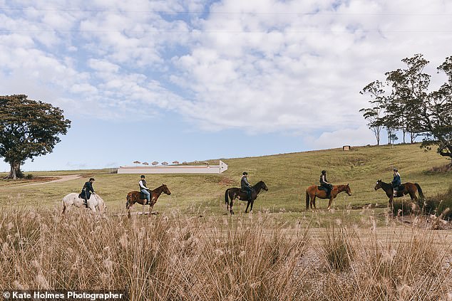 Horseback riding is the best way to see the ranch (pictured) if you don't like walking uphill to see the property.