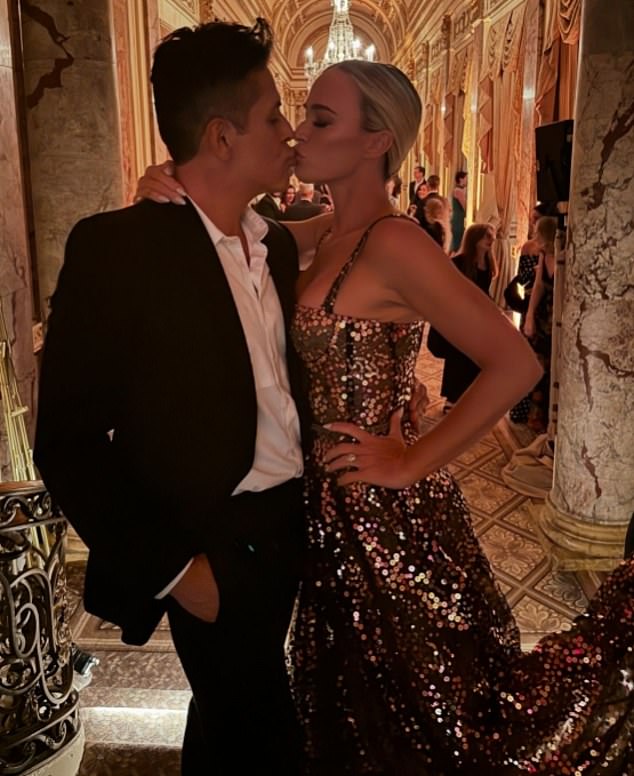 However, just four days after their split, the couple put on a PDA-filled display at the Cure Melanoma Gala in New York City on October 24 (pictured).