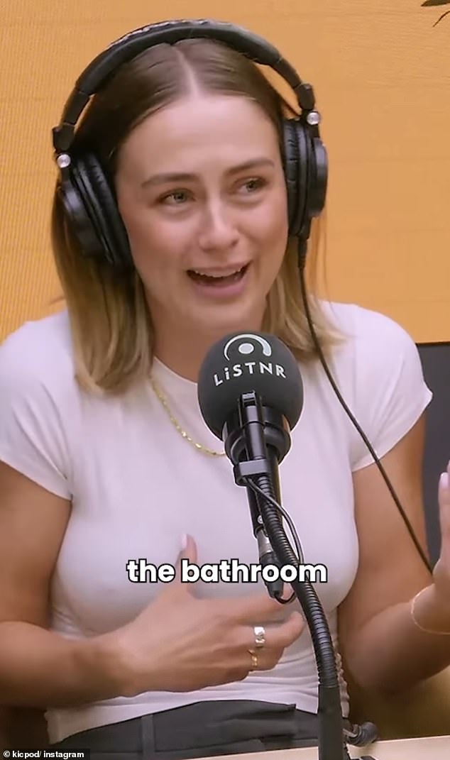 The influencer recounted a recent sexual escapade on her KICPOD podcast and spared no creepy details, leaving her Instagram followers embarrassed.