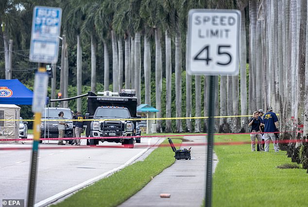 Federal prosecutors have said Routh was caught pointing the barrel of a rifle through the bushes near Trump International Golf Club while the former president was on the putting green on September 15.