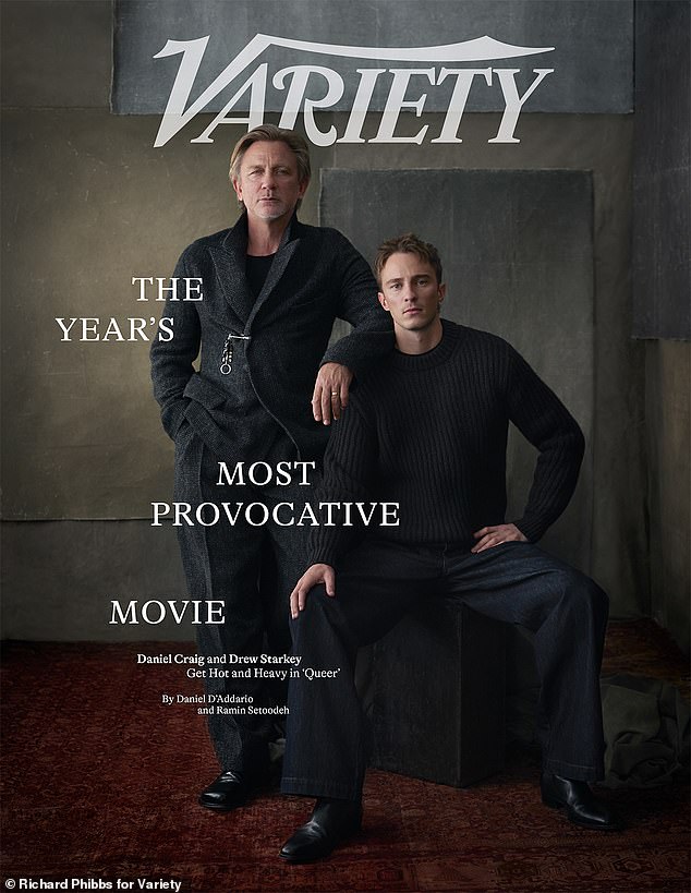 The James Bond star, 56, and the Outer Banks actor, 31, are the latest to appear on the cover of Variety ahead of the film's release.