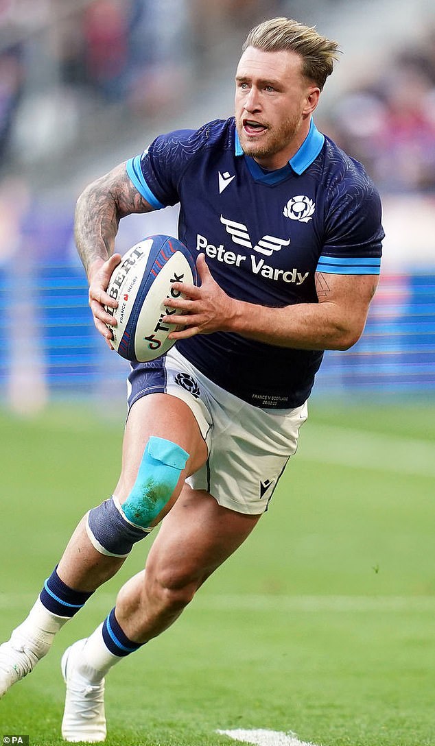 Stuart Hogg, 32, on Monday admitted a charge of domestic abuse, which took place over a five-year period.