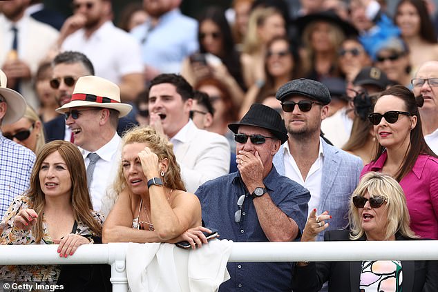 Stunned spectators at Flemington Racecourse couldn't believe what they were seeing when the long shot of 64-1 claimed victory.