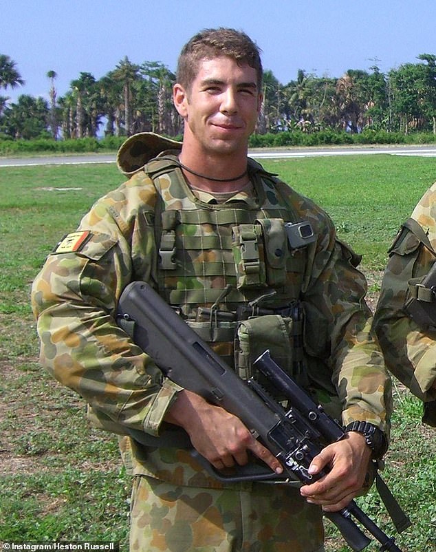 In October 2023, former special forces commando Heston Russell (pictured) won his defamation case against the ABC after a Federal Court judge ruled that he could not prove that articles published by the national broadcaster were from public interest.