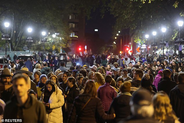 Crowds of Vice President Kamala Harris' supporters line up to get through security and show up at her final rally of the 2024 presidential campaign cycle in Philadelphia on Monday night.