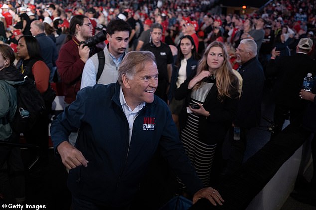 Former Senate candidate Rep. Mike Rogers attended Trump rally