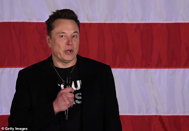 Banks cited Trump's alliance with Elon Musk, 53, as a key factor in her decision to change her vote in a series of lengthy tweets on Monday. Musk photographed in Pennsylvania last month