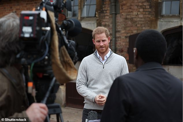 A few hours later, Harry spoke to reporters in Windsor to reveal his son's name.