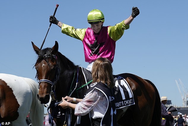 The punter backed outsider Knight's Choice to win the Melbourne Cup and picked all three horses to finish behind him.