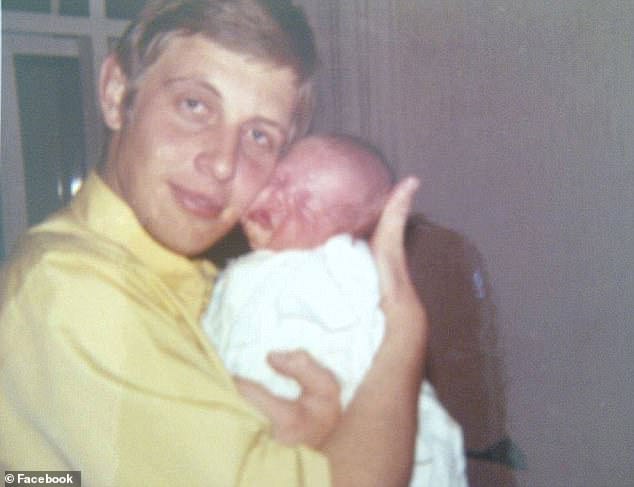 Errol Musk, 78, is pictured above holding his son Elon when he was a baby.