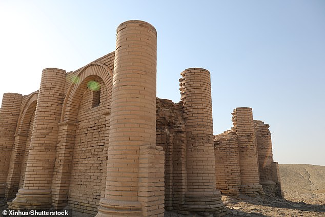 The ruins of Uruk in Al-Muthanna province, Iraq, which was founded in 5,000 BC