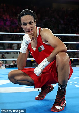 Khelif won gold at the Paris Olympics in the women's 66 kg boxing category