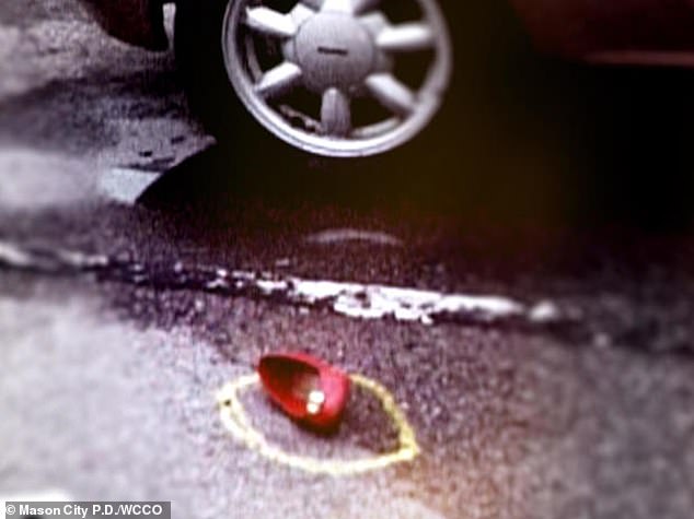 Police found Huisentruit's red high-heeled shoe next to her car before she was kidnapped