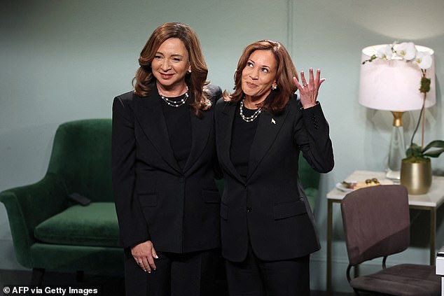 The interview is part of the Democratic media blitz that also featured Kamala Harris on SNL.