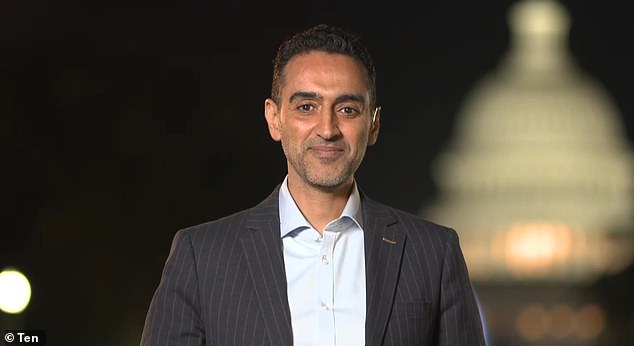 Waleed Aly (pictured) is in Washington DC, the US capital, to cover the presidential race.