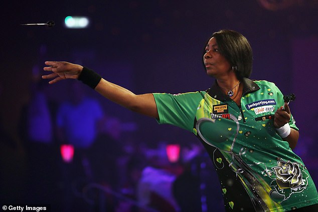 Some players, including Deta Hedman (pictured), have called for Van Leuven to be banned from competing in ranked women's tournaments.