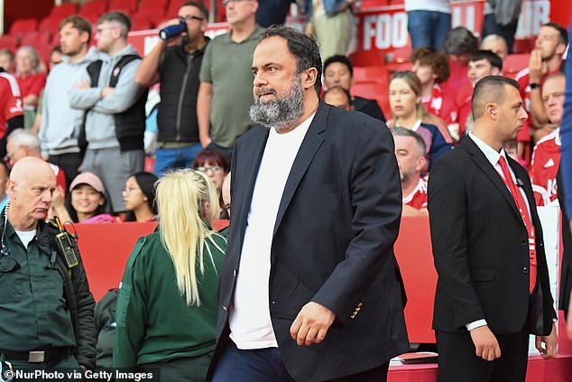 The Gunners' offer was comparable to that of Nottingham Forest owner Evangelos Marinakis.