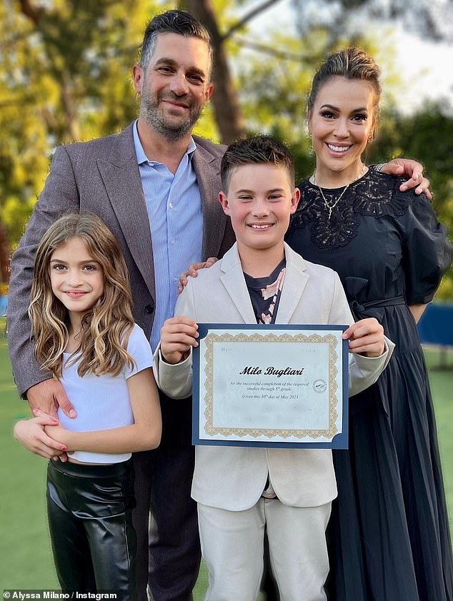 Alyssa and her husband Dave Bugliari married in 2009 and in addition to their 13-year-old son Milo, they also have a 10-year-old daughter named Elizabella.