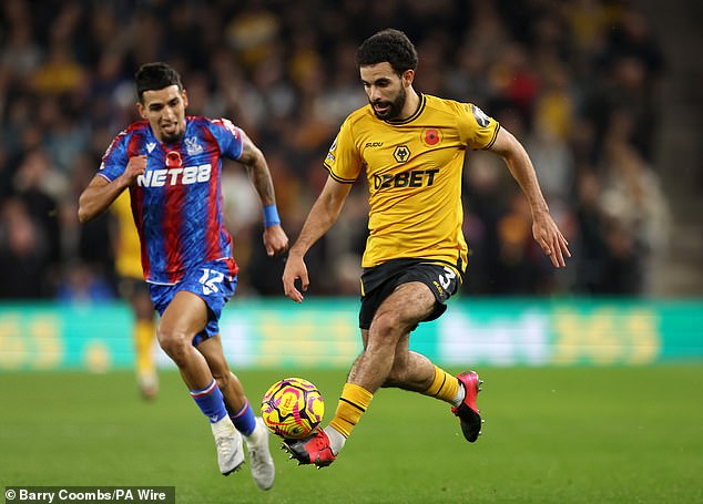 Rayan Ait-Nouri scored one of his three Premier League goals this season against Arne Slot's side