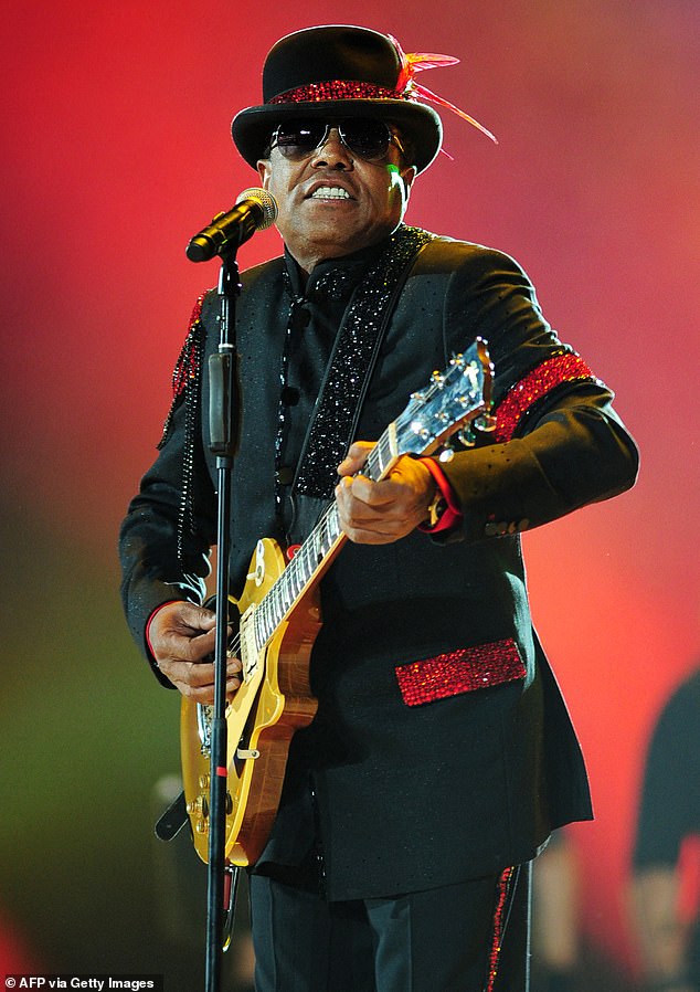 Almost two months earlier, on September 15, Tito, who was the founding member of the Jackson 5, died after a fatal heart attack at age 70; seen in 2011 in Wales