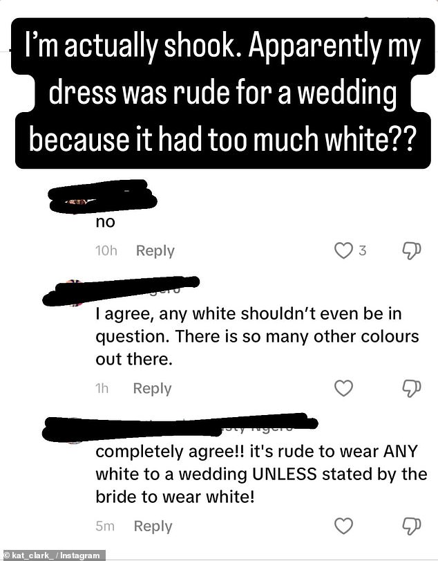 1730847877 265 Influencer slammed for wearing a disrespectful dress to a wedding