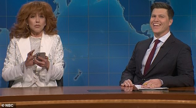 During a Weekend Update segment hosted by Colin Jost, Heidi as Reba said about her vote: 