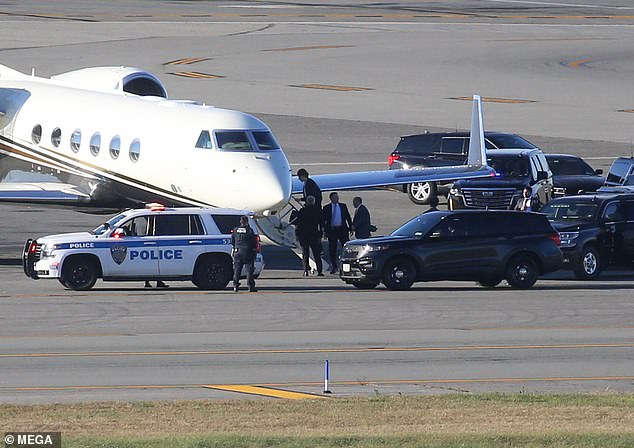 Barron was last seen heading from New York to Florida with his mother Melania Trump on Sunday before his father's election party at Mar-a-Lago.