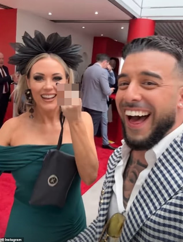 A funny video of Kylie with The Block bidder Adrian Portelli inside the GH Mumm marquee also sparked theories that their friendship could be hinting at the winner of the 2024 show.