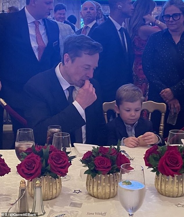 It may have been past the boy's bedtime, but he looked like he had a great time as he partied alongside a ton of celebrities and political figures and ate some delicious treats.