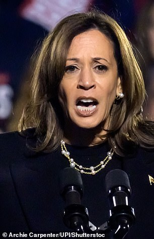 Harris photographed on November 4