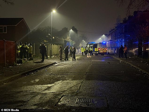 Vine Street was closed after scenes of chaos