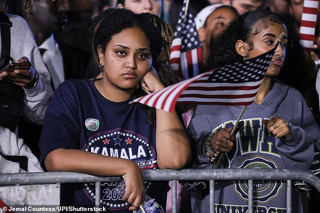 Jones lamented that American voters had rejected a black presidential candidate and elected a white man once again.