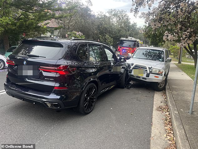 The Nova 96.9 radio presenter was reportedly behind the wheel of her black 2023 BMW X5 xDrive40i when the incident occurred on Dudley Street, Randwick.