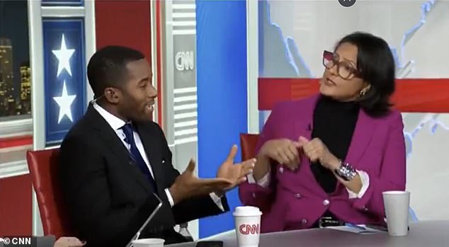 Tensions flared on CNN when panelists conducted a post-mortem of Harris' performance even before the result was officially declared.