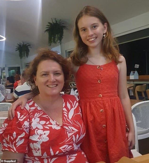 'Hypervigilant' mum Julie Crawford (pictured with Ella) moved her daughter to Redlands College public school after just one term - but the damage had already been done