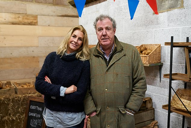 Clarkson first revealed her concerns about her heart health in her Sunday Times column last month, admitting she underwent emergency surgery after she started feeling unwell while on holiday. In the photo, with his partner Lisa Hogan.