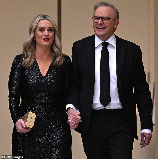 Commentators criticized Mr Albanes (pictured with his fiancee Jodie Haydon) for being too 