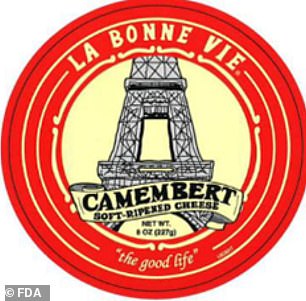 Bonne Vie Camembert (6/8 ounce) was among the cheeses recalled due to possibly containing listeria.