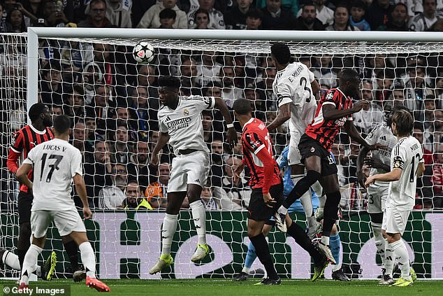 Real Madrid was shaken by Milan at the Bernabéu just a week after losing 4-0 to Barcelona