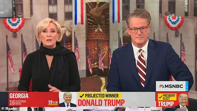 The Associated Press called Wisconsin at 5:34 a.m. ET Wednesday and the race just three minutes later. Morning Joe aired at 6 a.m. ET