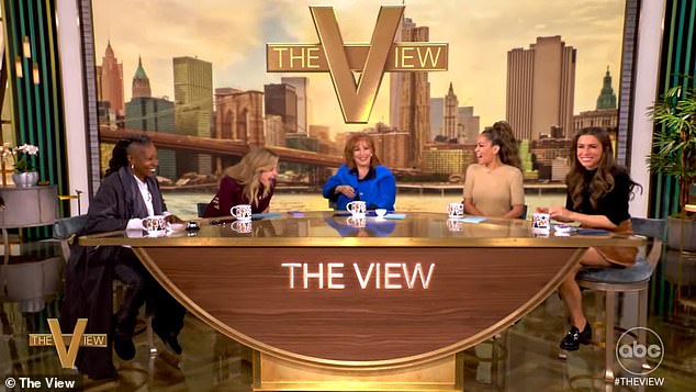 Whoopi asked her fellow co-hosts how they were feeling after the election.