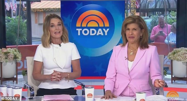 The 52-year-old host hosts the Today show alongside Hoda Kotb.