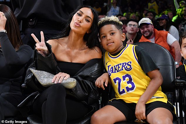 Fans theorized that her eight-year-old son Saint West somehow posted the message, and the star deleted it less than an hour after it appeared.