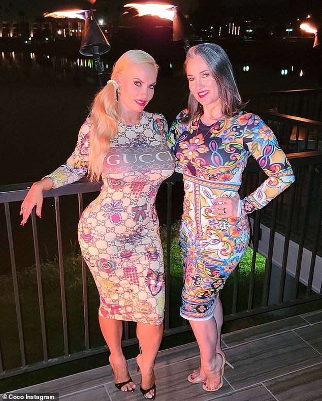 Sisters Coco and Kristy seen at a family event in 2021