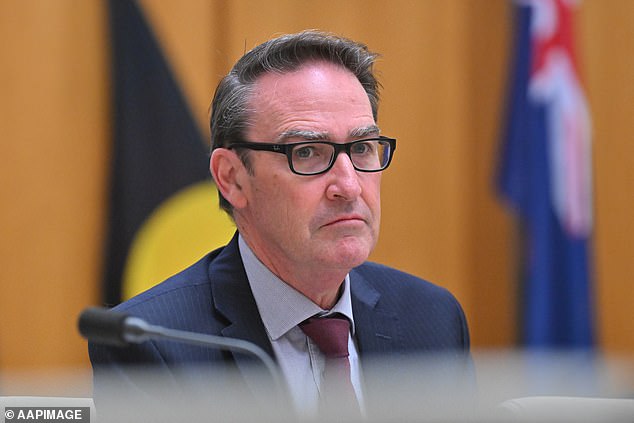 Treasury Secretary Steven Kennedy, during a Senate estimates session in Parliament in Canberra on Wednesday (pictured), said unemployment remained relatively low.