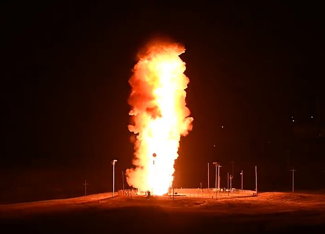 The exercise began at 11:01 p.m. PT (2:01 a.m. ET) on Wednesday from Vandenberg Space Force Base, California.