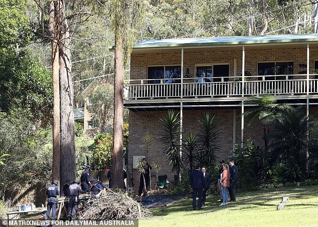 William was playing on the terrace of the Kendall house (above) before he disappeared, according to his adoptive mother.