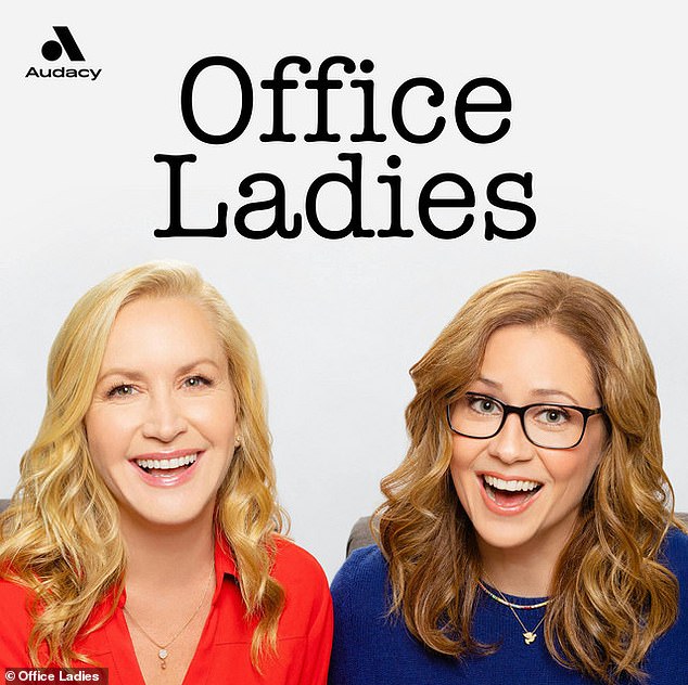 The Office Ladies podcast is hosted by comedy's Jenna Fischer, 50, and Angela Kinsey, 53.