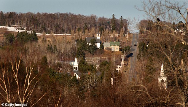 Pictured: New Sweden, Maine, where Stephanie disappeared.